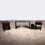 Italian Design Desk by Tito Agnoli for Matteo Grassi or a office set