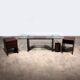 Bureau design italien de Tito Agnoli pour Matteo Grassi ou un ensemble de bureau
