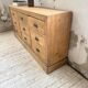 Pine craft cabinet with drawers