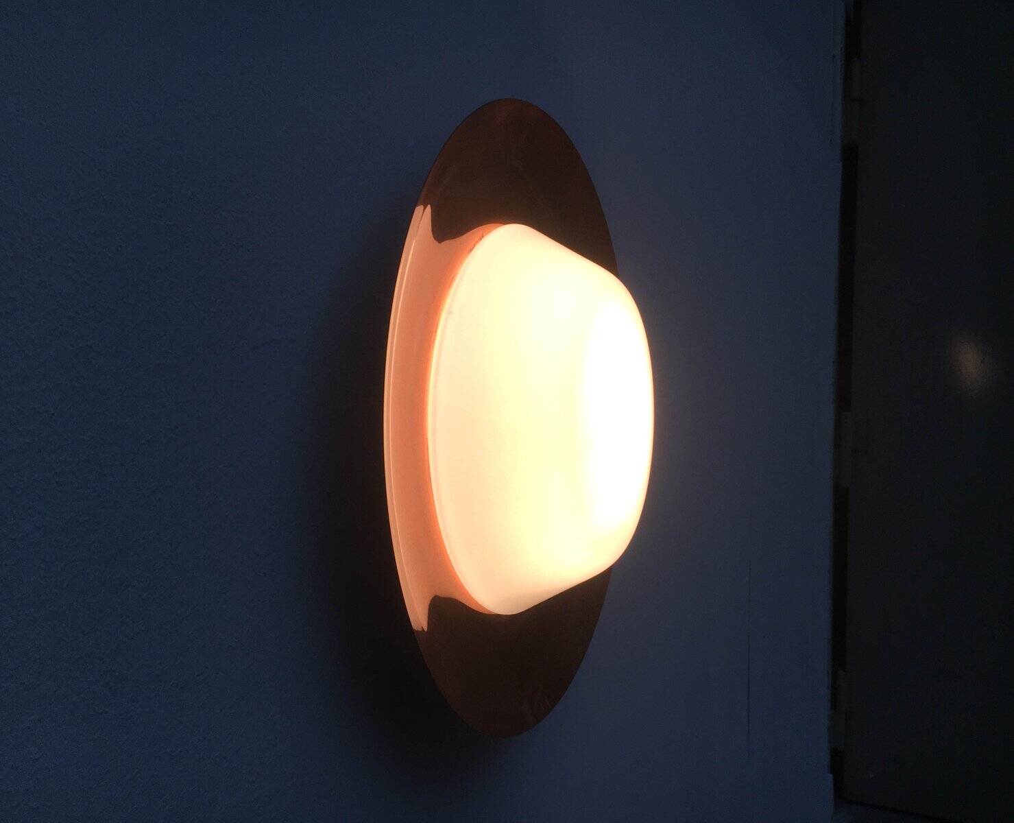 Mid-Century Copper Ceiling Lamp by BUR, Bünte & Remmler