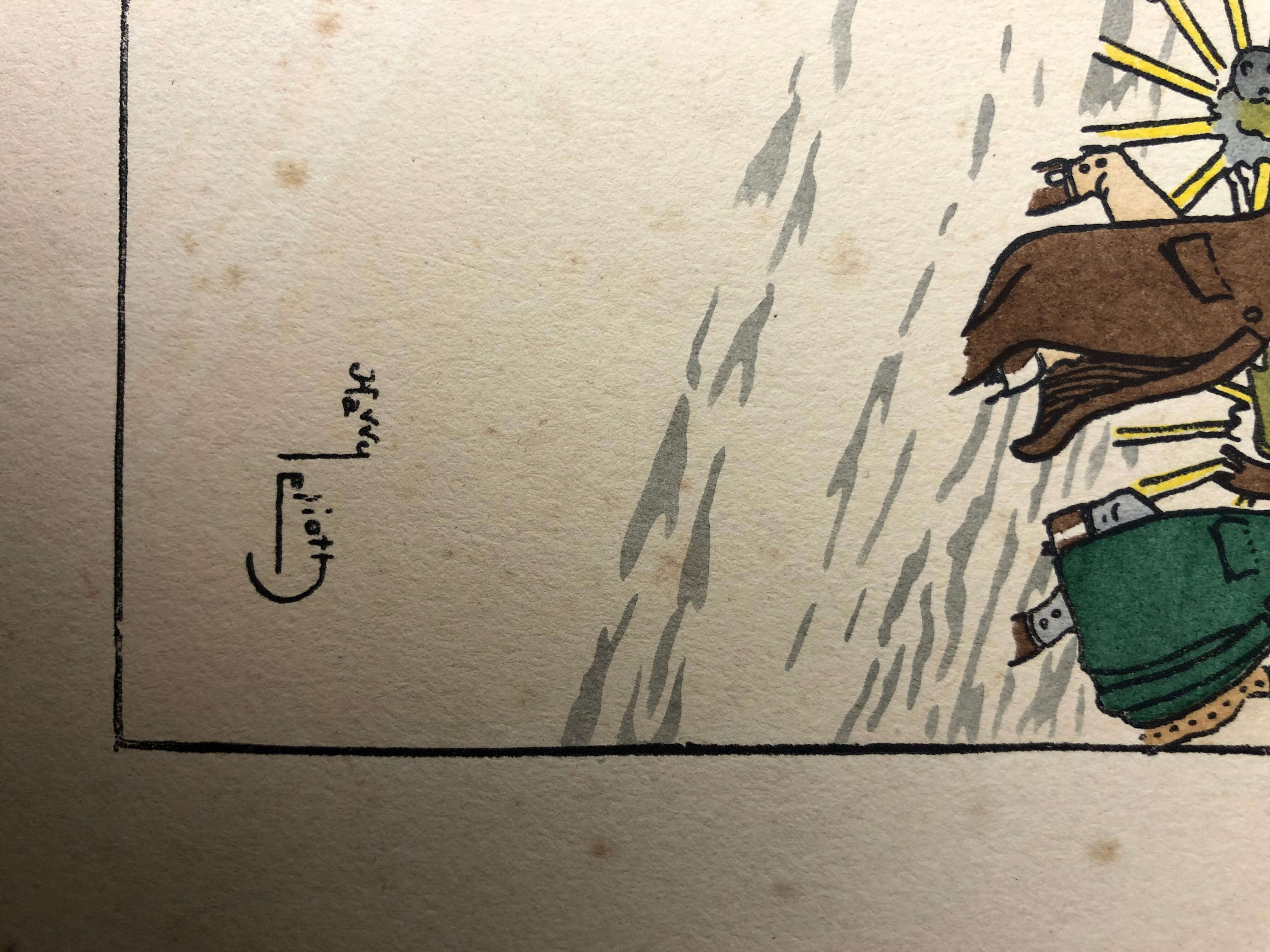 Harry Eliott Engraving Diligence under the snow