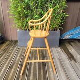 Chaise haute bébé Ikea Gulliver en hêtre cintré