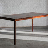 Extendable dining table in rosewood by Inger Klingenberg for Fristho, Dutch design, 1960s