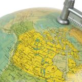 Grand globe terrestre vintage, globe politique, Räth 33 cm