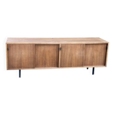 Buffet enfilade KNOLL International à 4 portes Coulissantes Design 1950