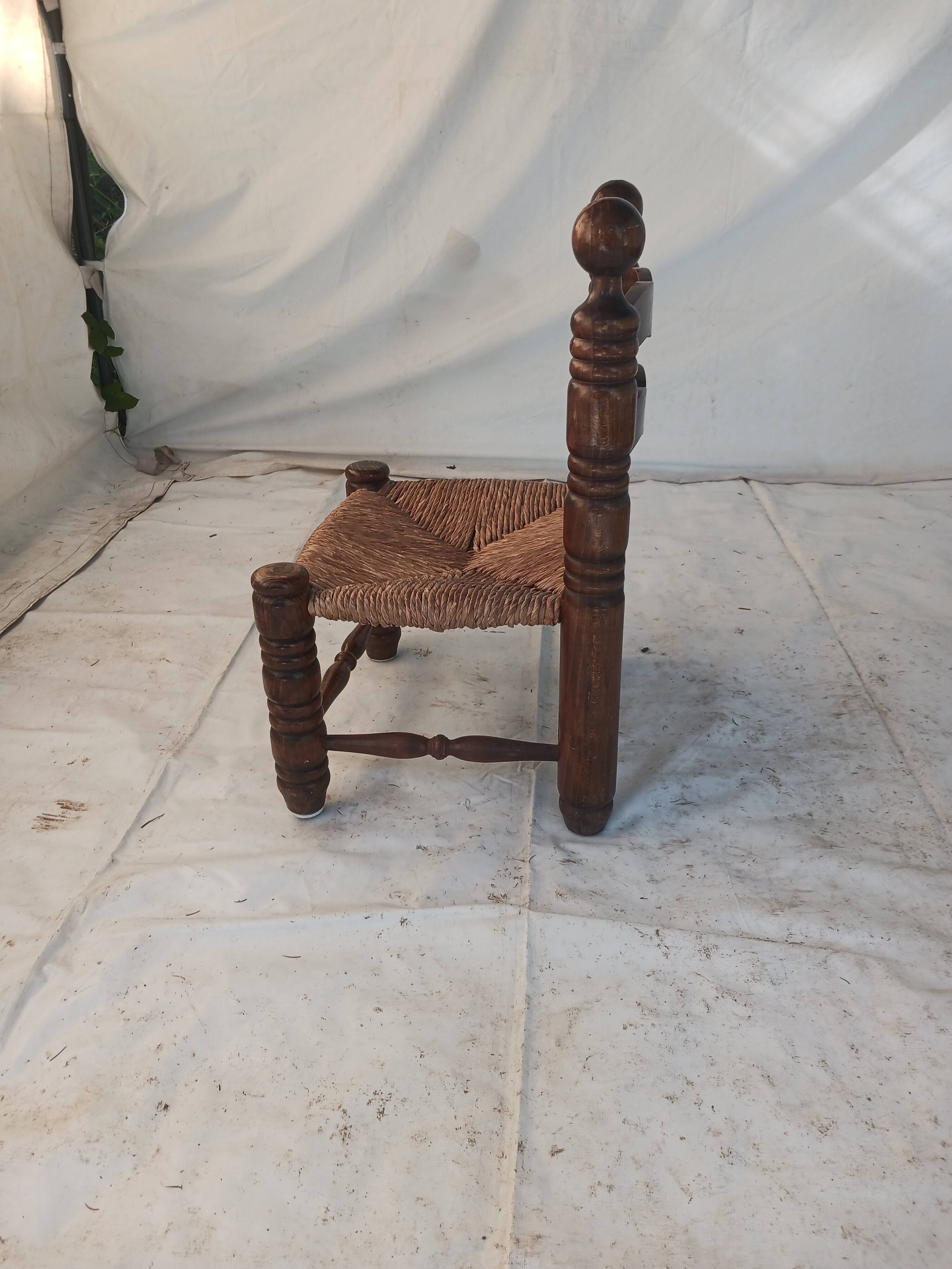 Chaise brutaliste de Charles Dudouyt