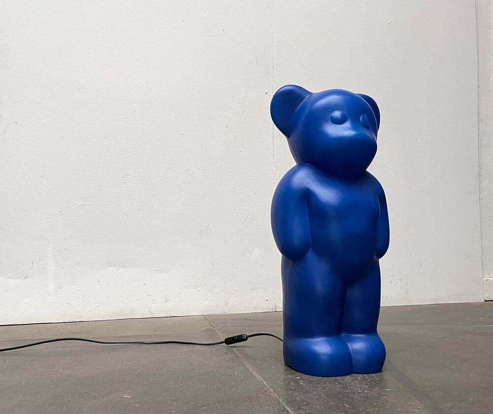 Postmodern Floor Lamp Bear Lumibär German by Klein & Leidig for Flötotto, 1990s