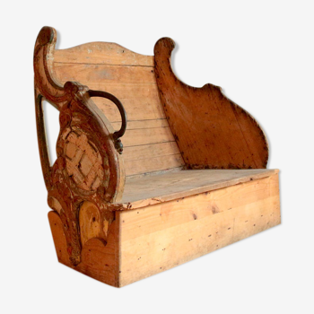 Ancien banc de traineau