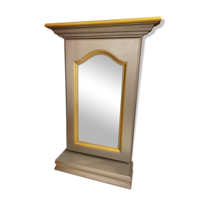 Miroir tablette vintage en bois