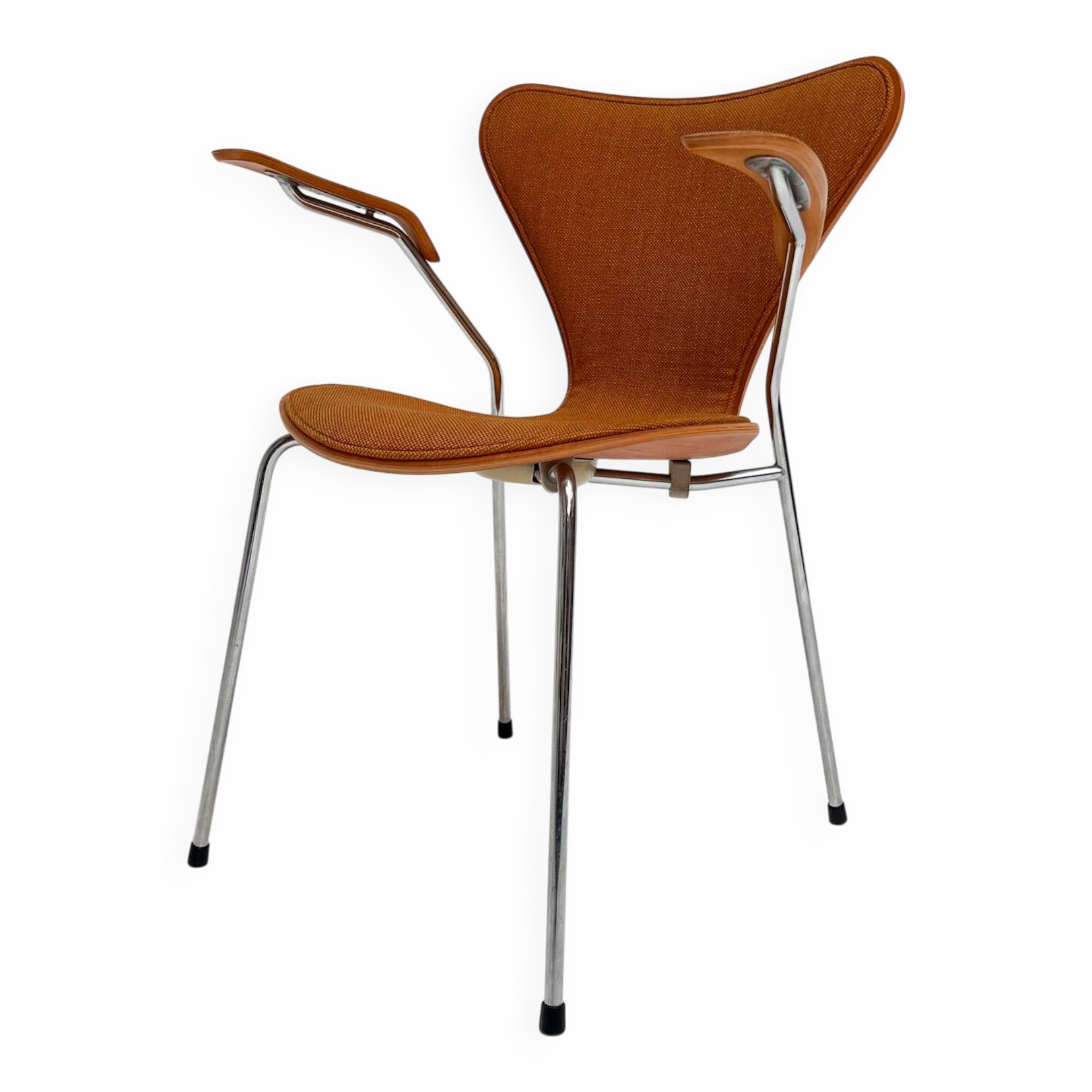 Wooden 3207 chair by Arne Jacobsen for Fritz Hansen, 1980s