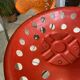 Red stool Faucheuse swivel Etienne Fermigier mirima 70