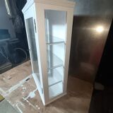 Display cabinet / Silver cabinet with 1 door from the 1950s.