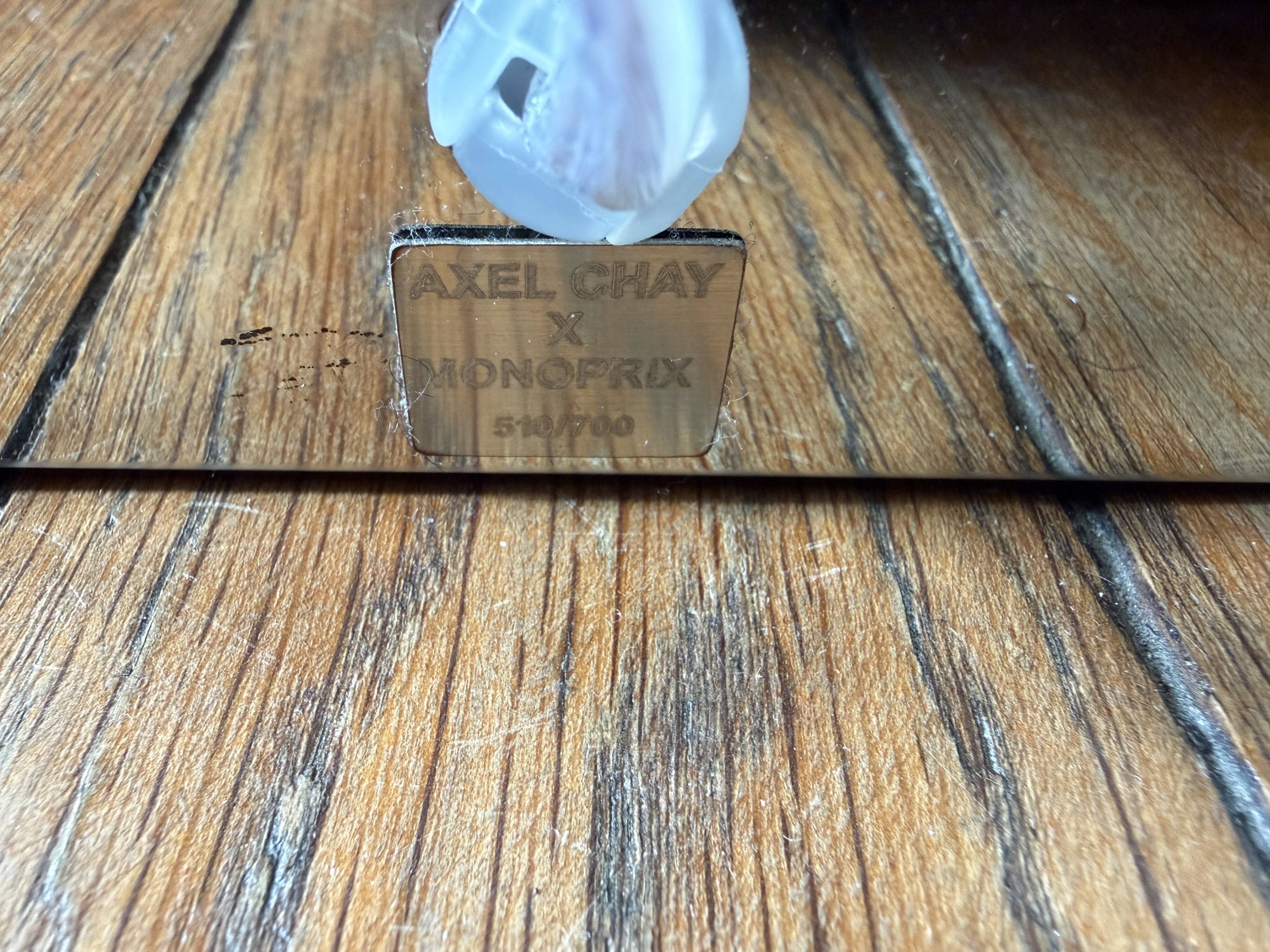 Axel Chay Monoprix chrome floor lamp