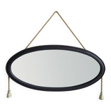 Art Deco oval mirror