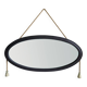 Art Deco oval mirror