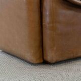 Modular De Sede Sofa DS-12 in cognac leather, 70s