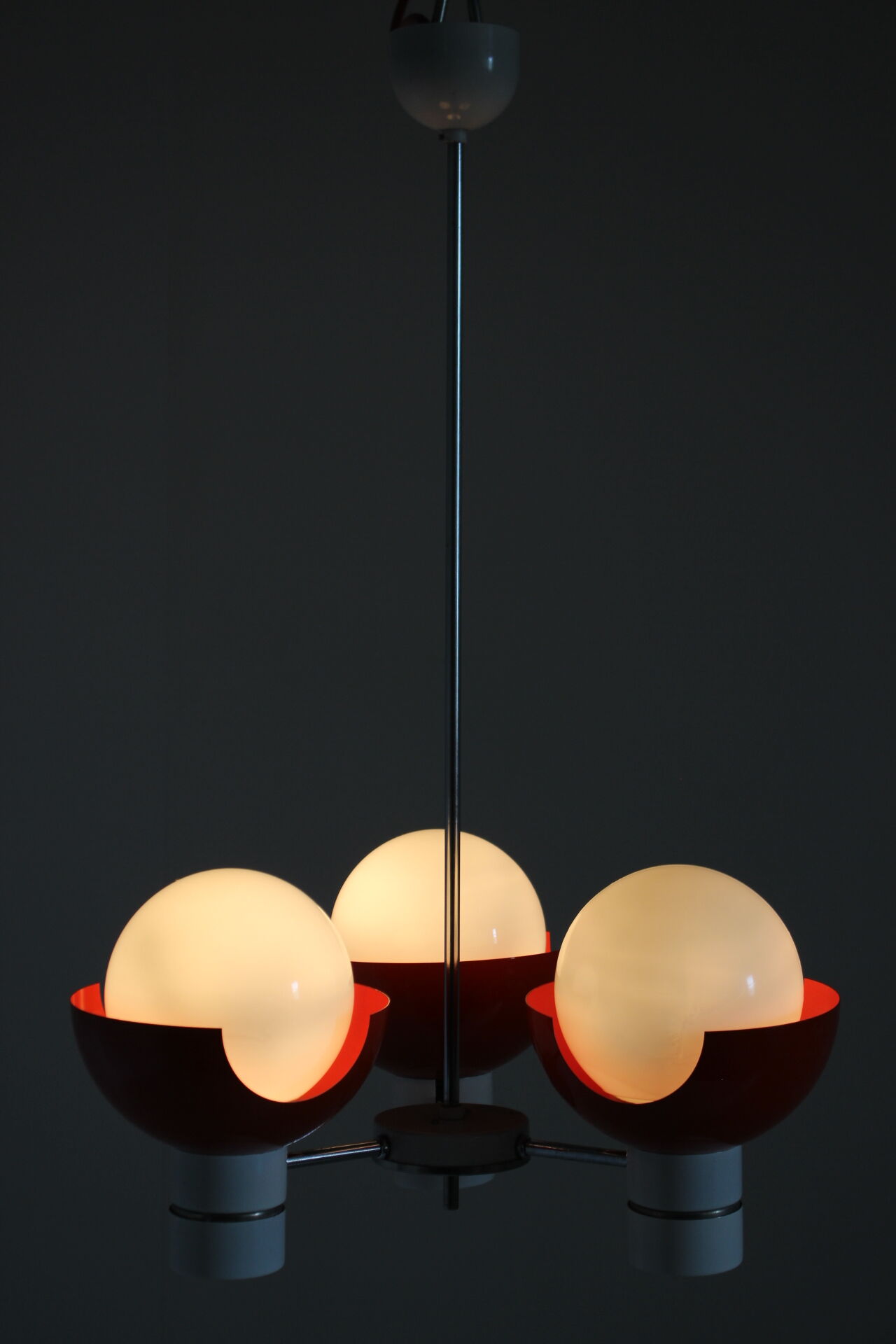 Space Age Chandelier by Napako, Czechoslovakia, 1970s