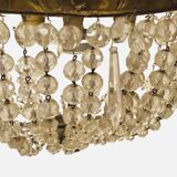 Louis XV style ceiling chandelier in bronze 20th century