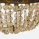 Lustre plafonnier de style Louis XV en bronze XX siècle
