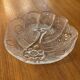 Plate, Peakcock, crystal glass, Lars Hellsten, Orrefors, Sweden, 1970