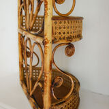 Shelf rattan and caning