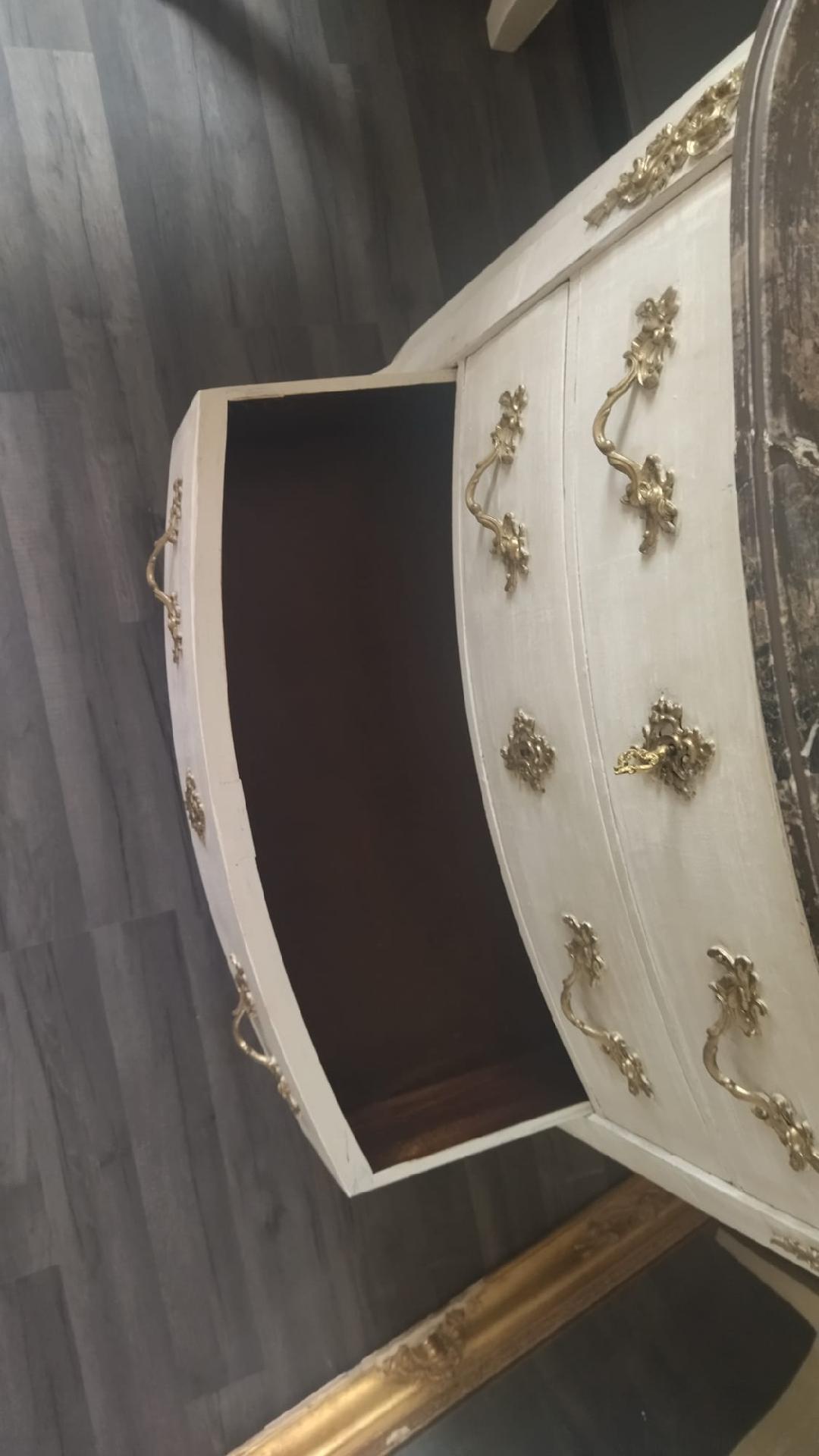 Patinated chest of drawers Louis XV style