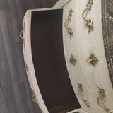 Patinated chest of drawers Louis XV style