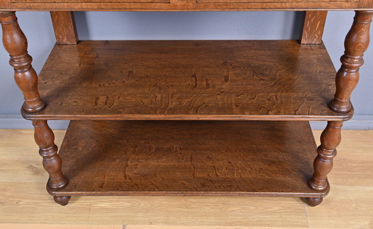 Oak sideboard, Louis-Philippe style – Late 19th century