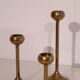 Scandinavian candlesticks trio, 1960s