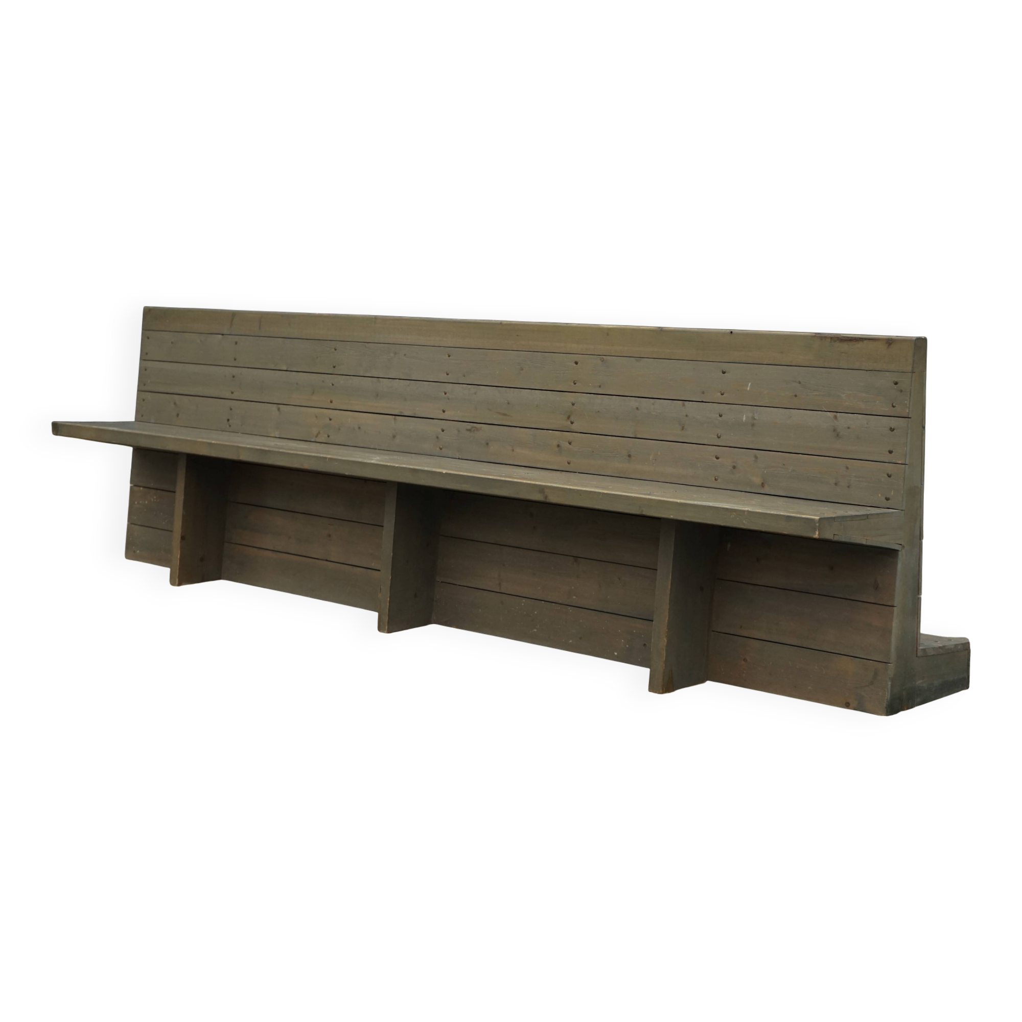 Banc d'école Bossche par Dom Hans van der Laan, 1964