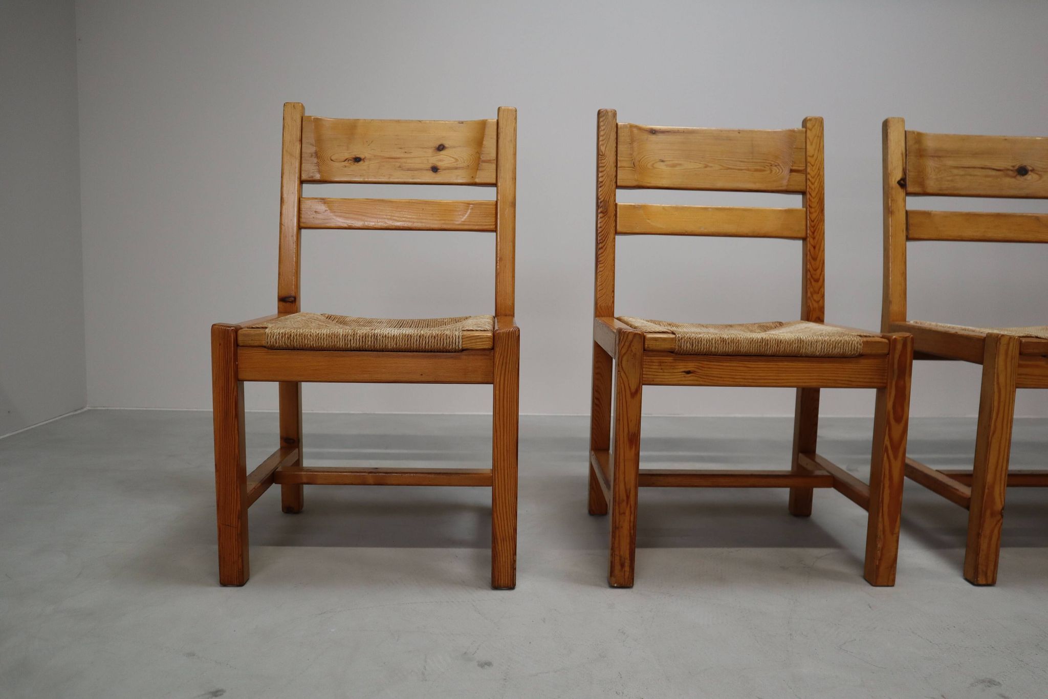 Set of 5 vintage chairs by Tage Poulsen for Gramrode Møbelfabrik, 1970's