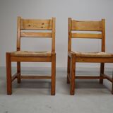Set of 5 vintage chairs by Tage Poulsen for Gramrode Møbelfabrik, 1970's
