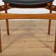 Fauteuil vintage en teck et cuir, Danemark, 1960