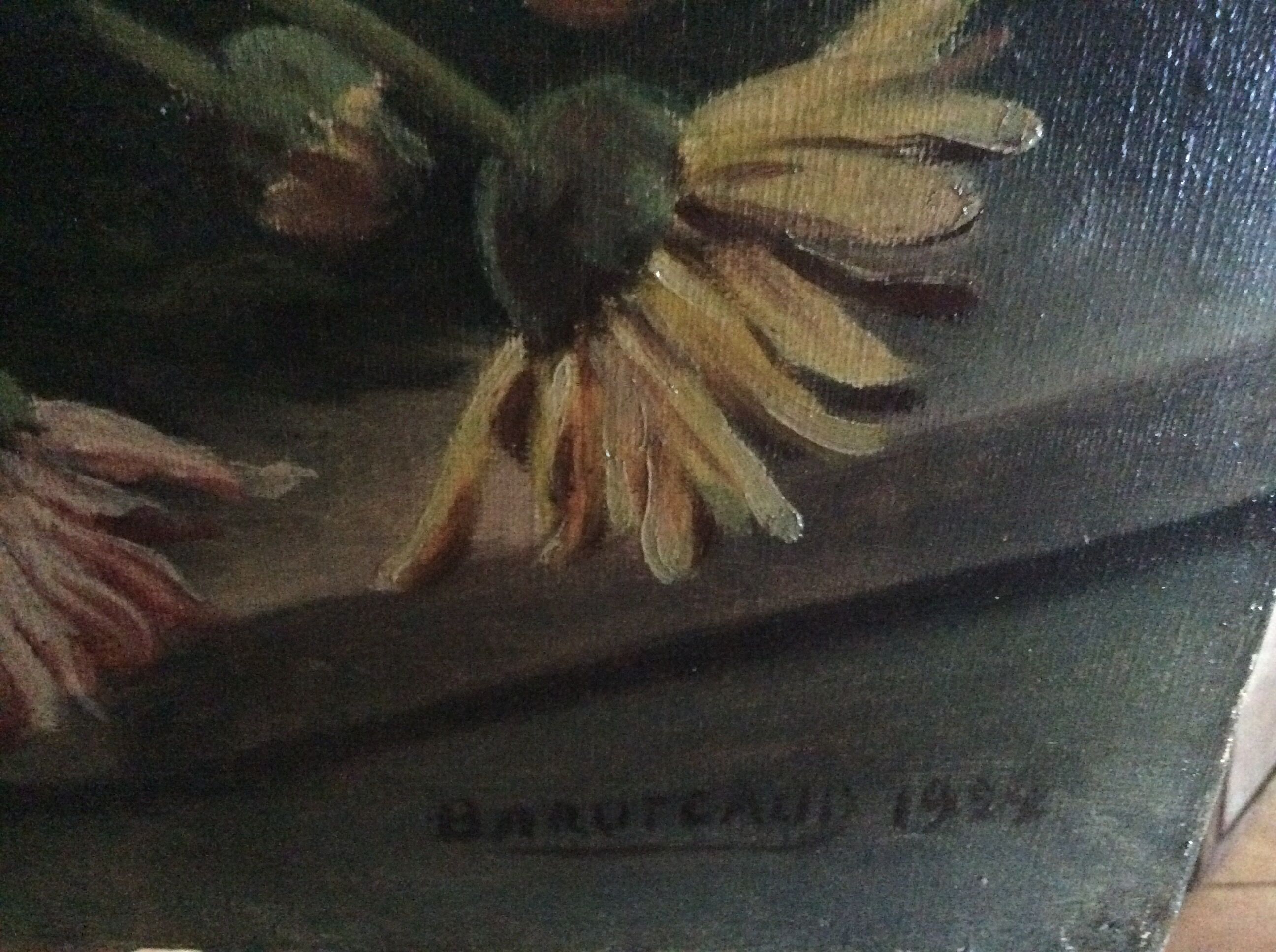 Two flower paintings 1922