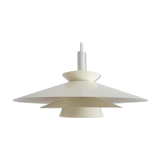 Danish Mid-century vintage pendant light, off-white, classic lines, glare free, PH-style