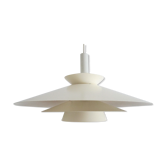 Danish Mid-century vintage pendant light, off-white, classic lines, glare free, PH-style