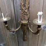 Pairs of Louis XVI-style bronze wall light