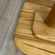 Freestanding pine coat rack with articulated arm, 1970/80 MCM