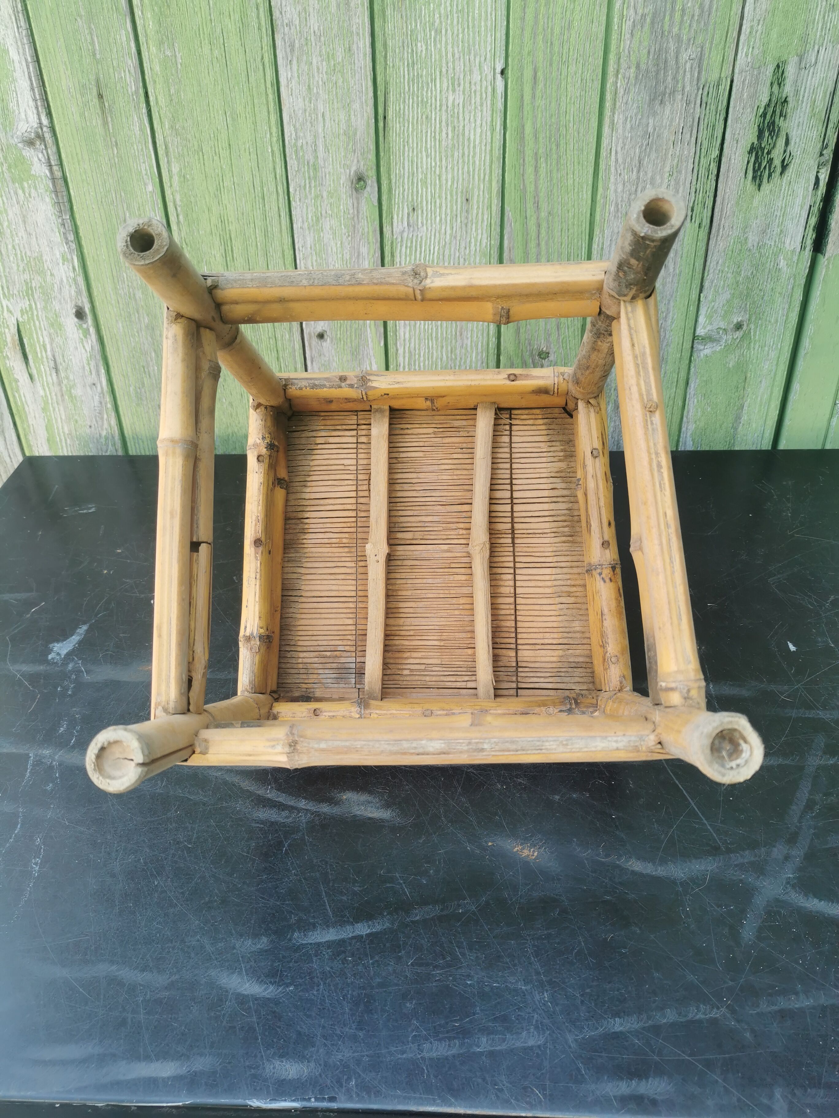 Vintage rattan children's chair