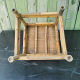 Chaise d'enfant vintage en rotin