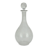 Old crystal carafe, with its stopper