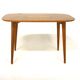 Coffee table in elm, Swedish Modern, Sweden, 1930.