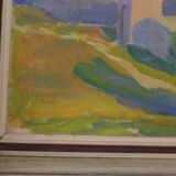 Original Swedish Oil on Canvas – “Summer Landscape” by A. Nyblom