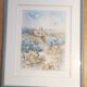 Watercolor framed under glass by Maurice Pouxviel - 1993
