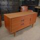 Small vintage teak low cabinet 1960