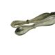 Biedermeier sugar tongs, silver-plated copper, Fraget, Poland, 19th century