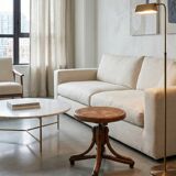 Sgabello da Pianoforte in Faggio Curvato e Paglia di Vienna