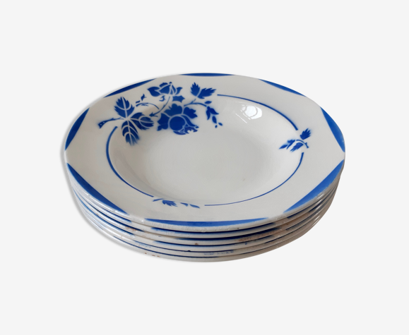 Lot de 6 assiettes creuses Digoin