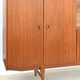 Scandinavian teak living buffet forming a showcase
