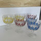 6 Harlequin champagne coupes VMC Reims
